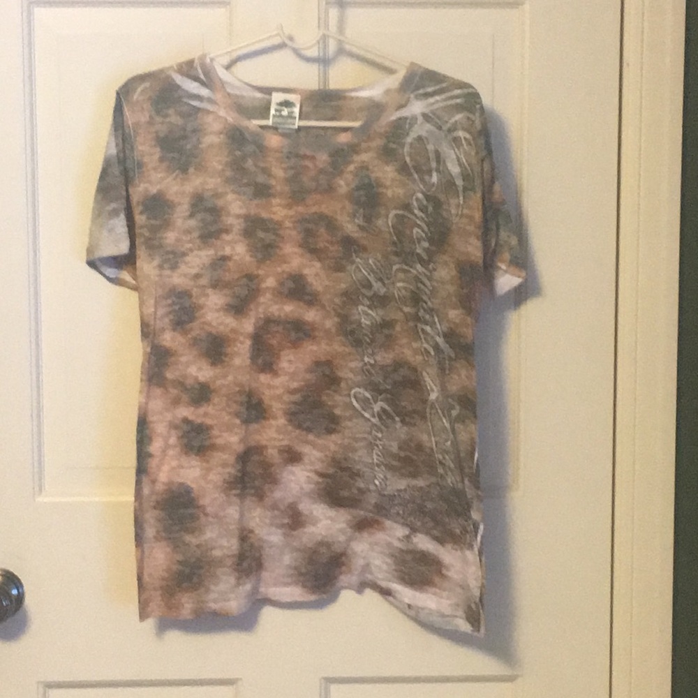 Cheetah shirt size L